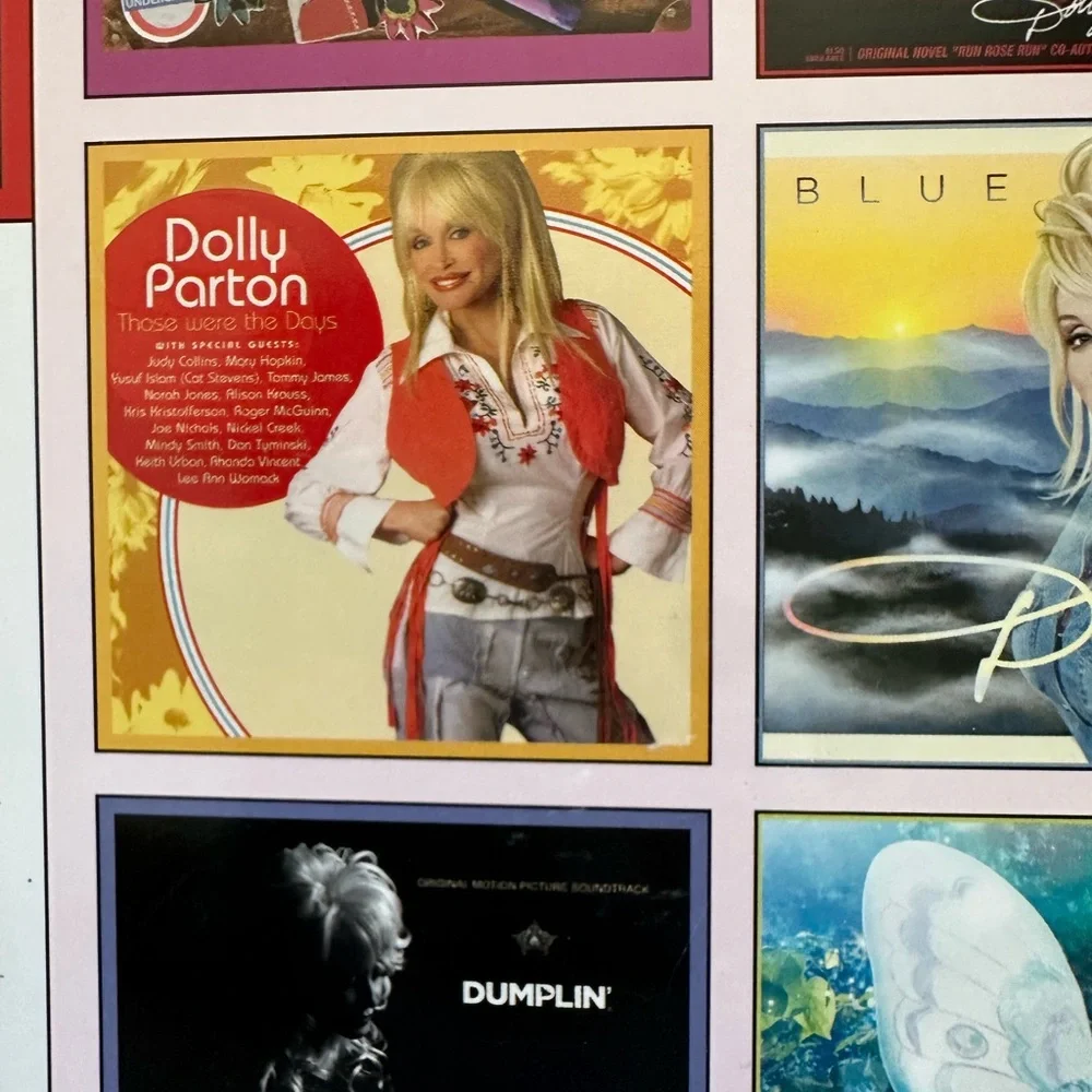 New Dolly Parton 2025 Wall Calendar: A Collection of Iconic Album Covers